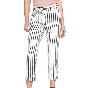 Banana Republic Avery Tie-Waist Stripe Pant NWT-10